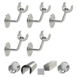 Led madlo ø 42.4mm, L-4500mm, brúsená nerez AISI304 Led madlo ø 42.4mm, L-4500mm, brúsená nerez AISI304